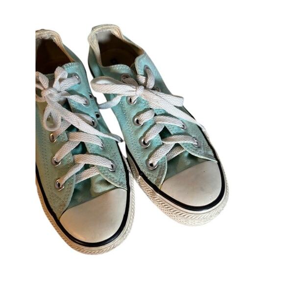 Converse All Star Bay Blue Low Top Lace Up Chuck Taylor Sneaker Women Sz 6 - Picture 2 of 8